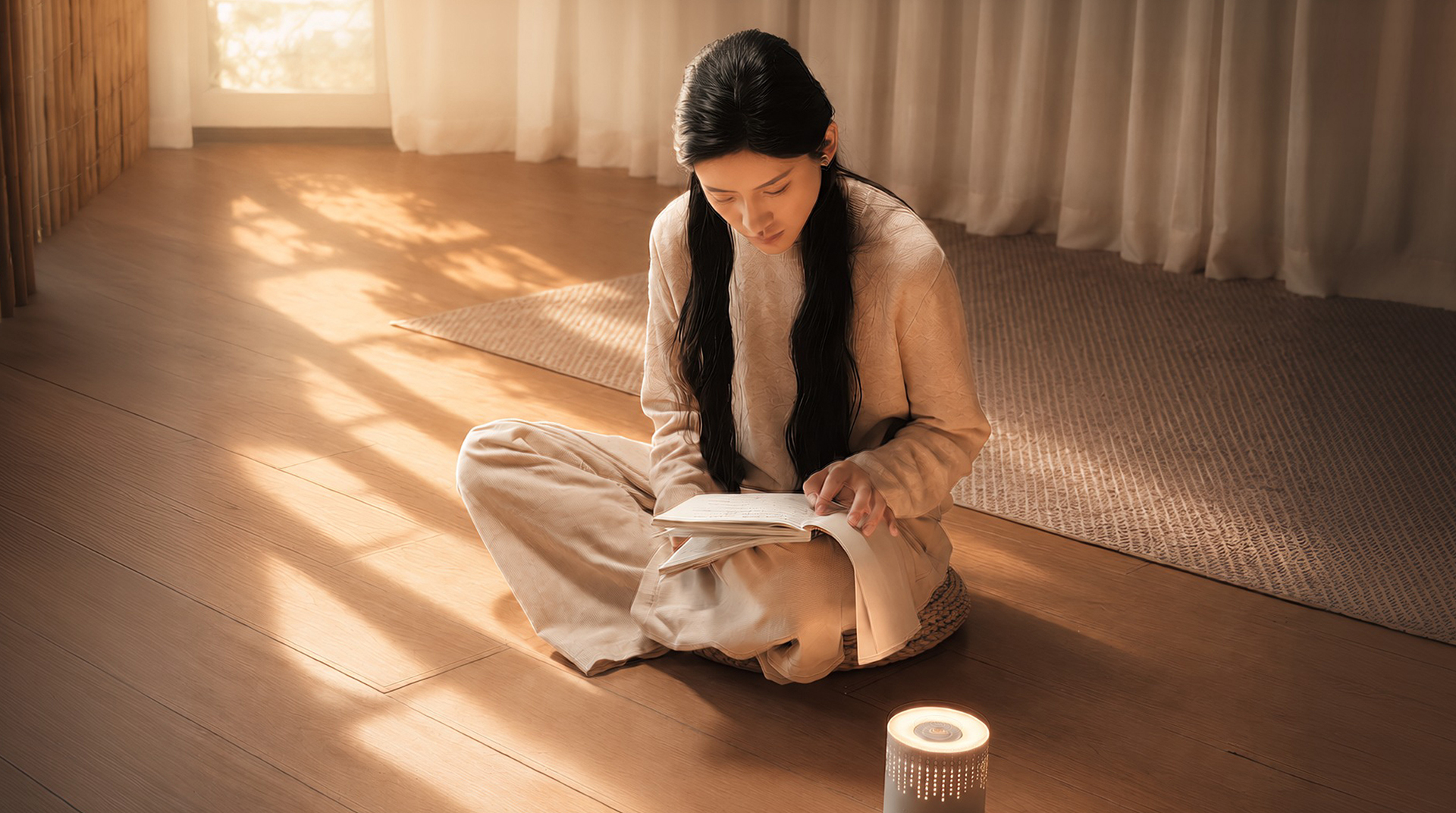 YORUNESTIA in daytime relaxation scene